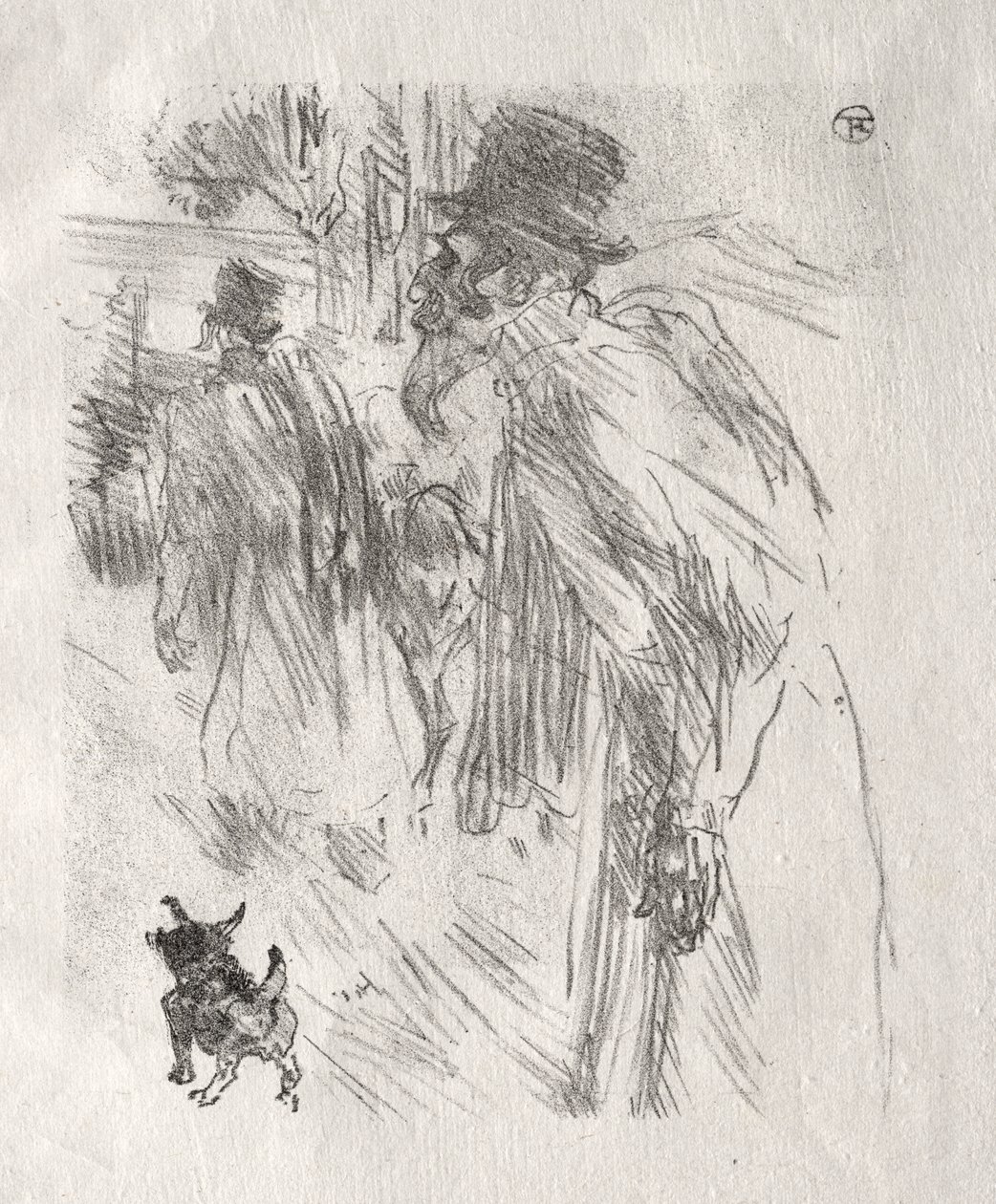 A Sínai lábánál: A lengyel zsidók, Carlsbad alkotó: Henri de Toulouse-Lautrec