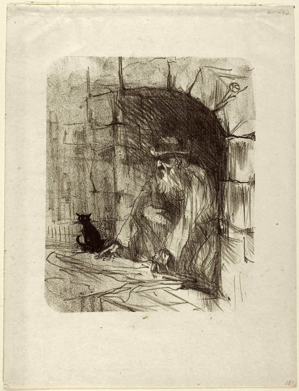 Egy krakkói bolt hátsó szobája, az Au Pied du Sinaï-ból alkotó: Henri de Toulouse-Lautrec
