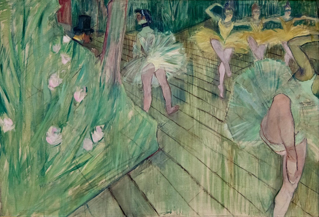 Balett jelenet alkotó: Henri de Toulouse Lautrec