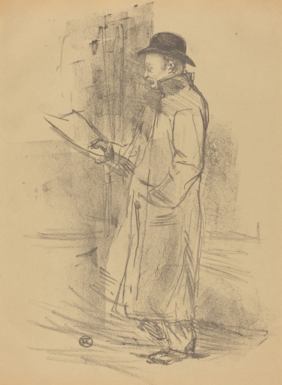 Jótékonysági előadás Firmin Gémier javára alkotó: Henri de Toulouse-Lautrec