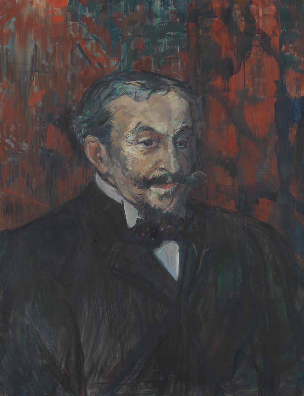 Egy úr portréja (Georges de Villéchenon) alkotó: Henri de Toulouse-Lautrec