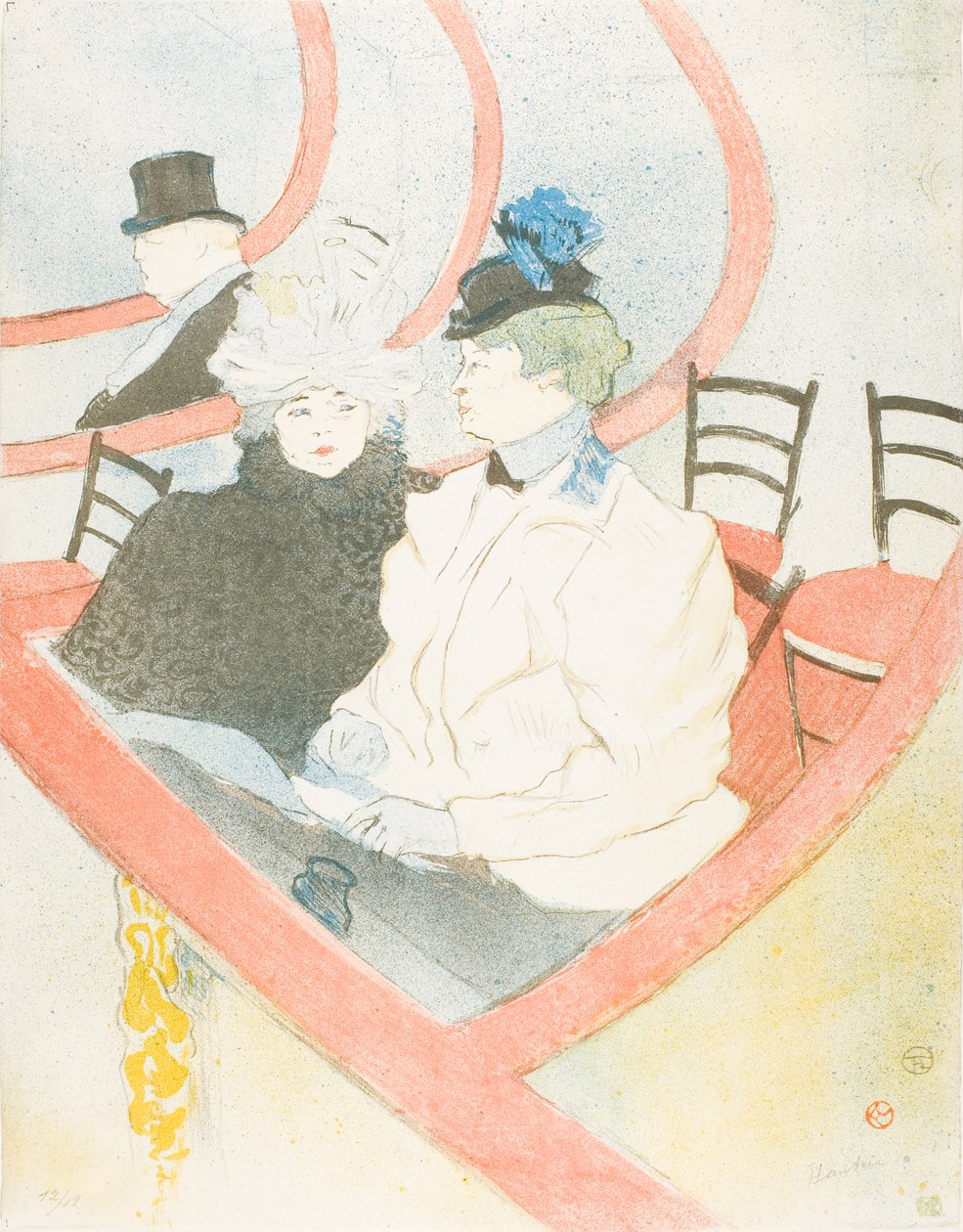 Doboz a Grand Tierben alkotó: Henri de Toulouse-Lautrec