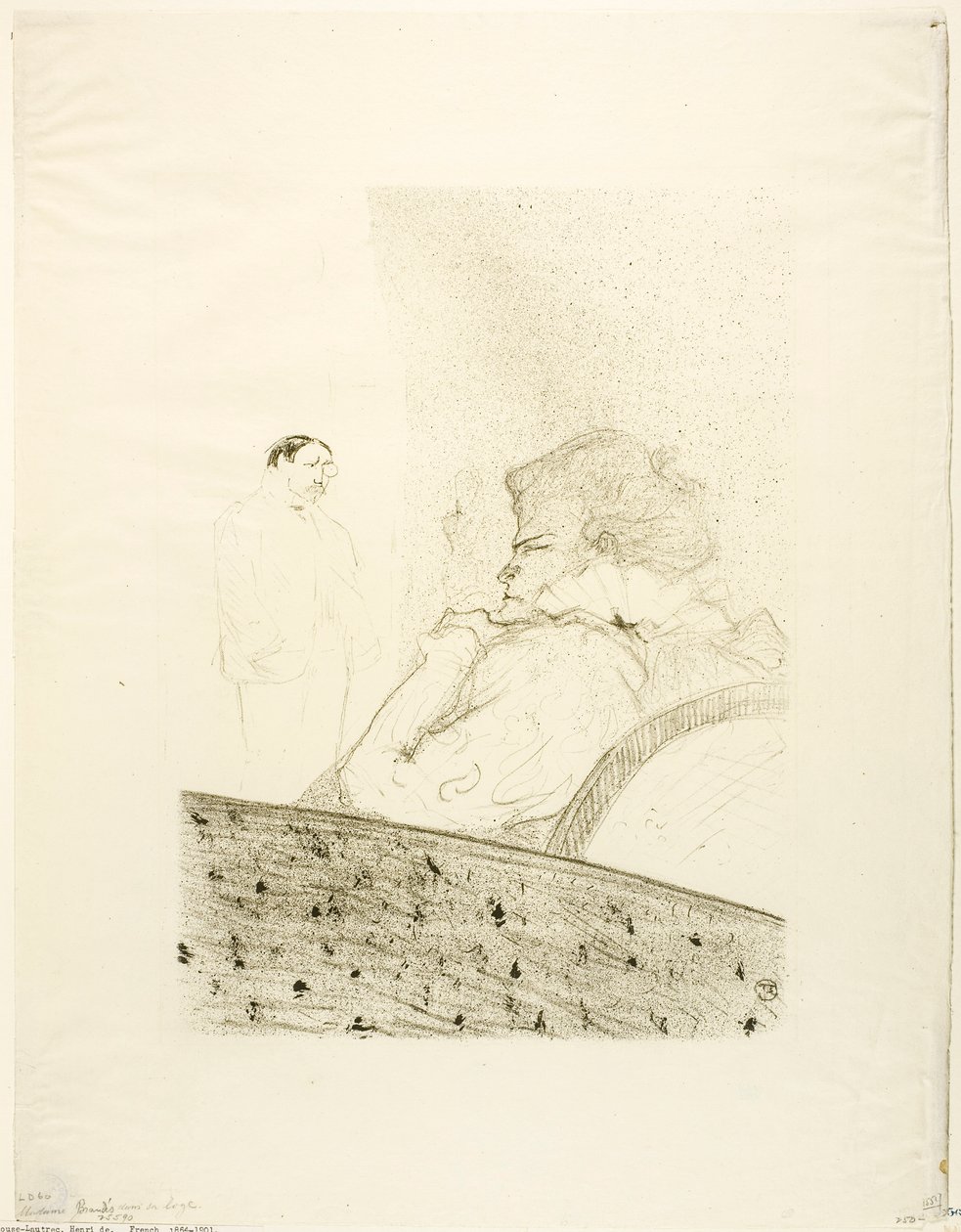 Brandès a dobozában alkotó: Henri de Toulouse-Lautrec