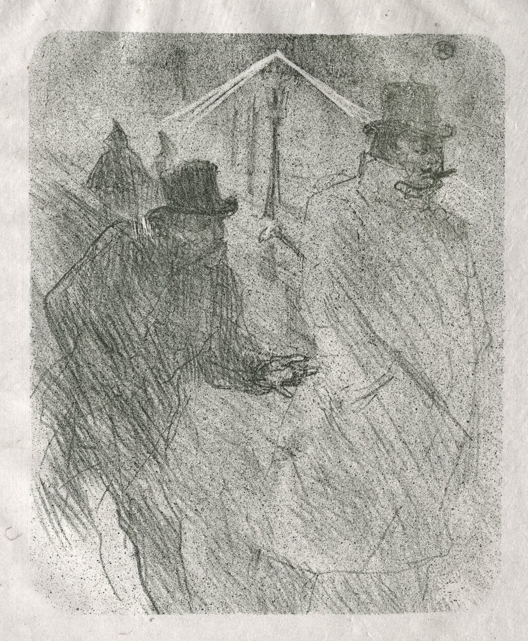 Mademoiselle Lender mellszobra alkotó: Henri de Toulouse-Lautrec