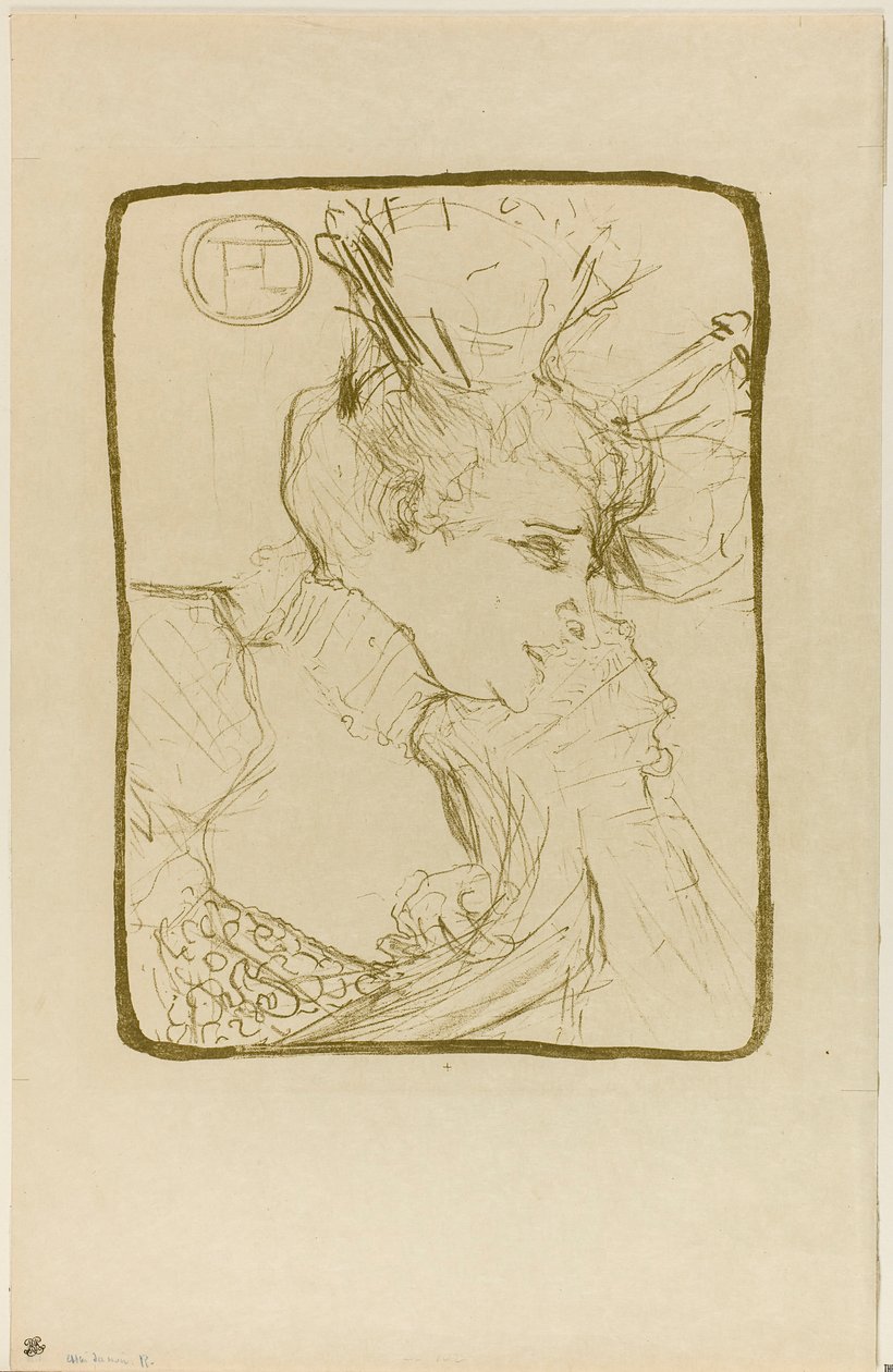 Mademoiselle Marcelle Lender mellszobra alkotó: Henri de Toulouse-Lautrec