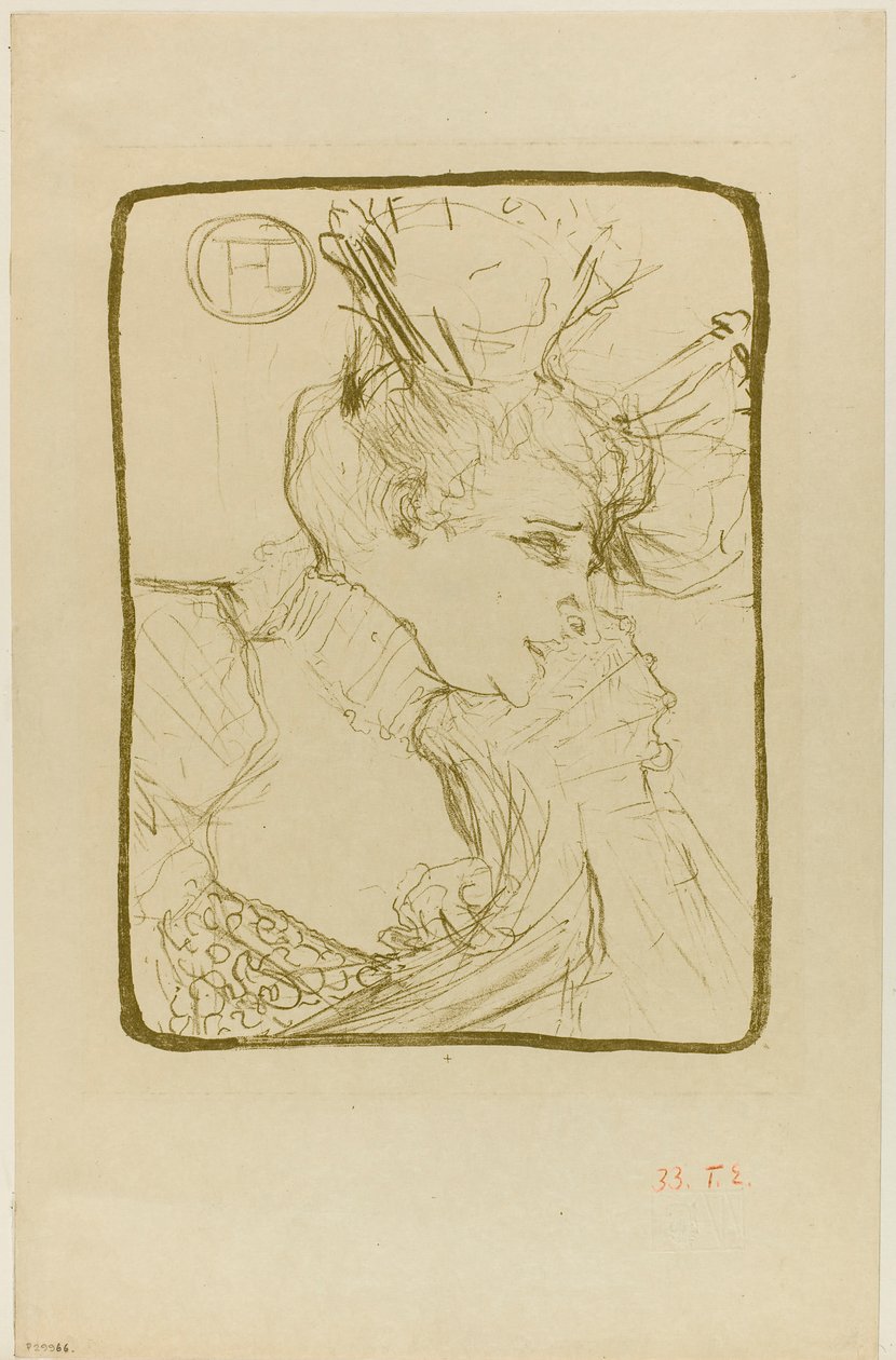 Mademoiselle Marcelle Lender mellszobra alkotó: Henri de Toulouse-Lautrec