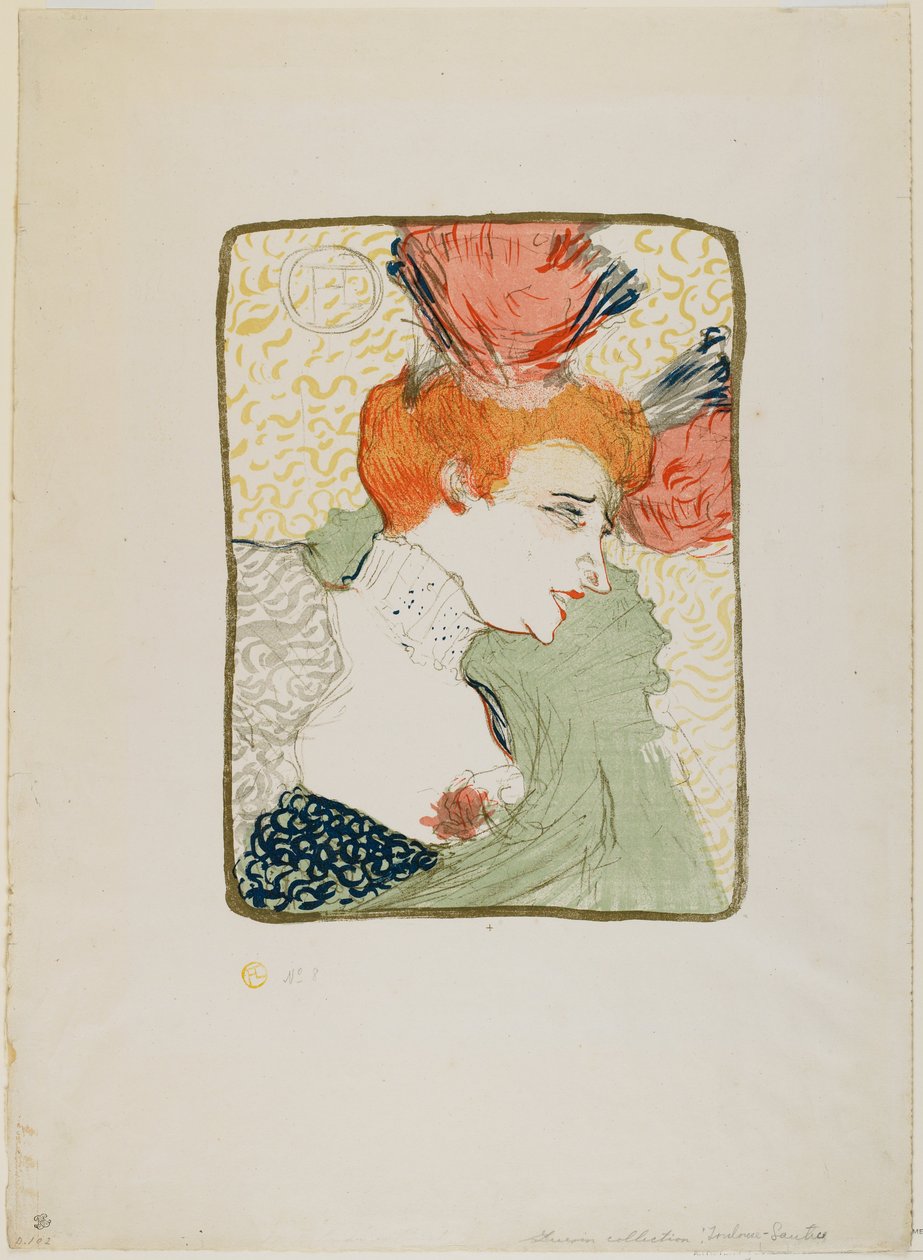 Marcelle Lender kisasszony mellszobra alkotó: Henri de Toulouse-Lautrec