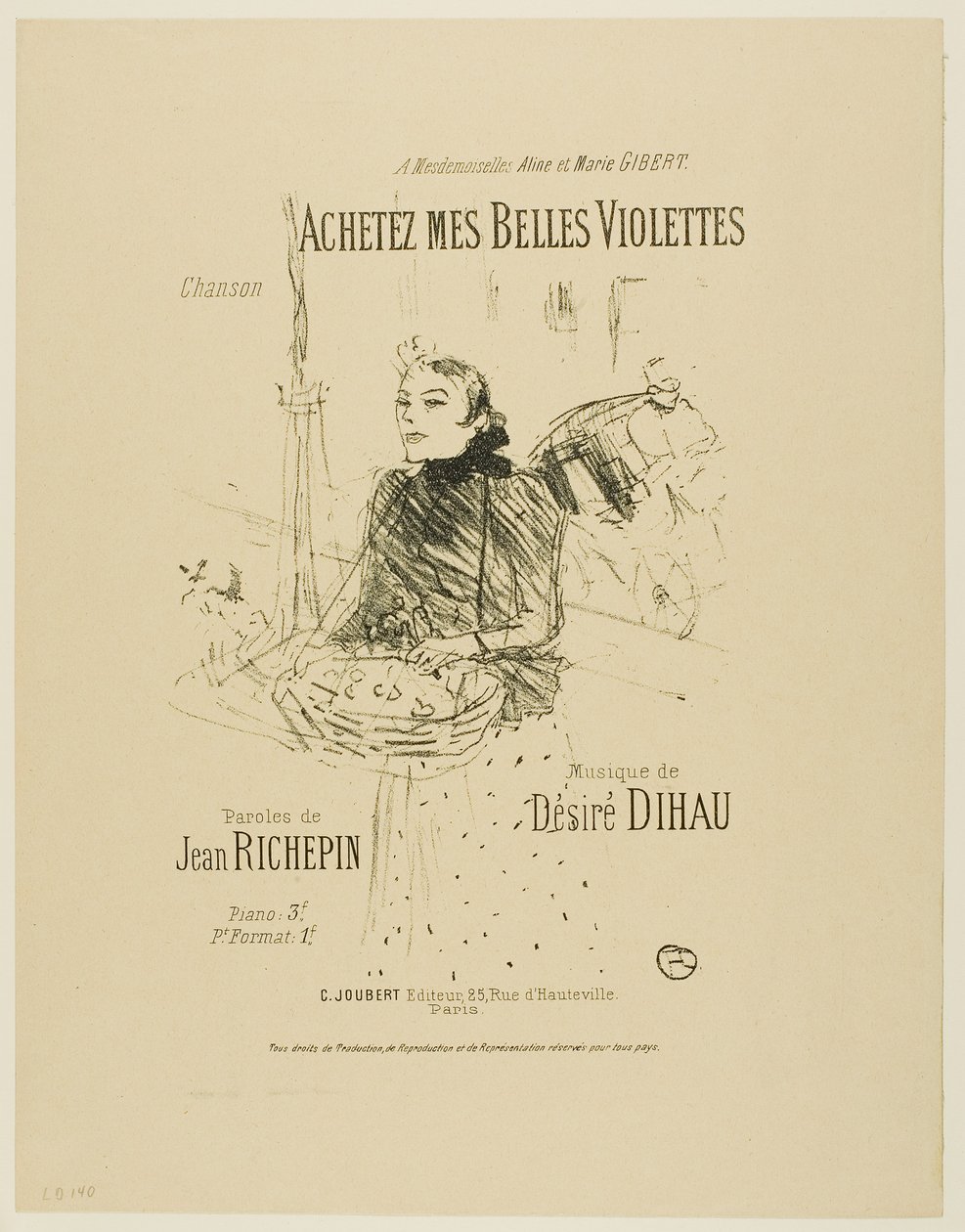 Vásárolja meg a Pretty Violets-eimet a Désiré Dihau dallamaiból alkotó: Henri de Toulouse-Lautrec