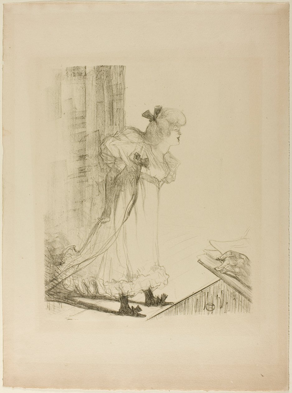 Kabaréénekes alkotó: Henri de Toulouse-Lautrec
