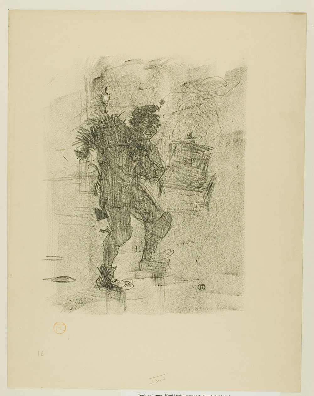Karácsonyi ballada, Désiré Dihau dallamaiból alkotó: Henri de Toulouse-Lautrec