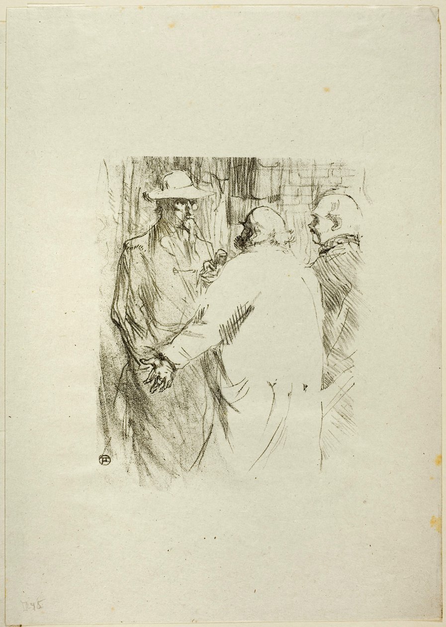 Clemenceau Buskban, Au Pied du Sinaïból alkotó: Henri de Toulouse-Lautrec