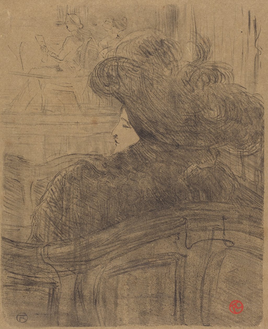 Cleo de Merode alkotó: Henri de Toulouse-Lautrec