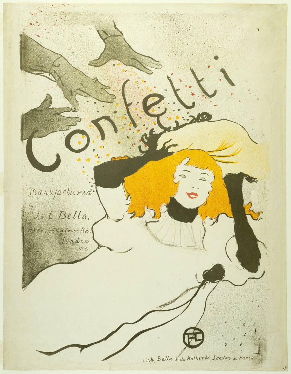 Konfetti alkotó: Henri de Toulouse-Lautrec