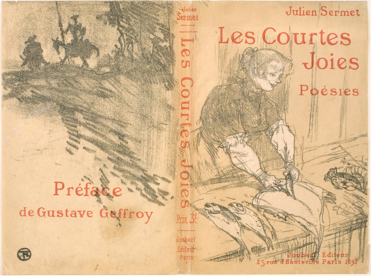 A rövid örömök borítója alkotó: Henri de Toulouse-Lautrec