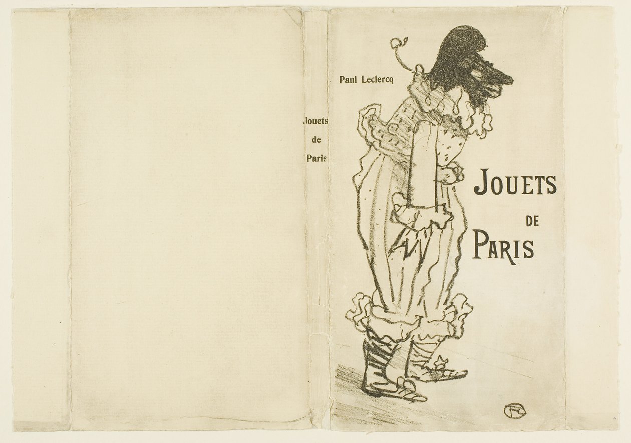 A Jouets de Paris borítója alkotó: Henri de Toulouse-Lautrec