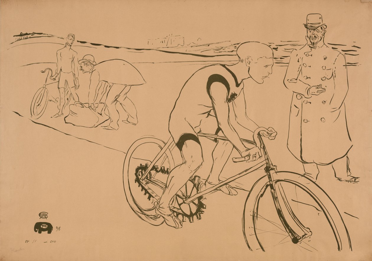 Kerékpár Michael alkotó: Henri de Toulouse-Lautrec
