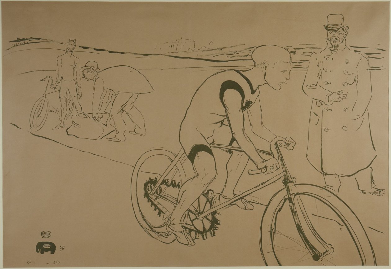 Michael kerékpárja alkotó: Henri de Toulouse-Lautrec