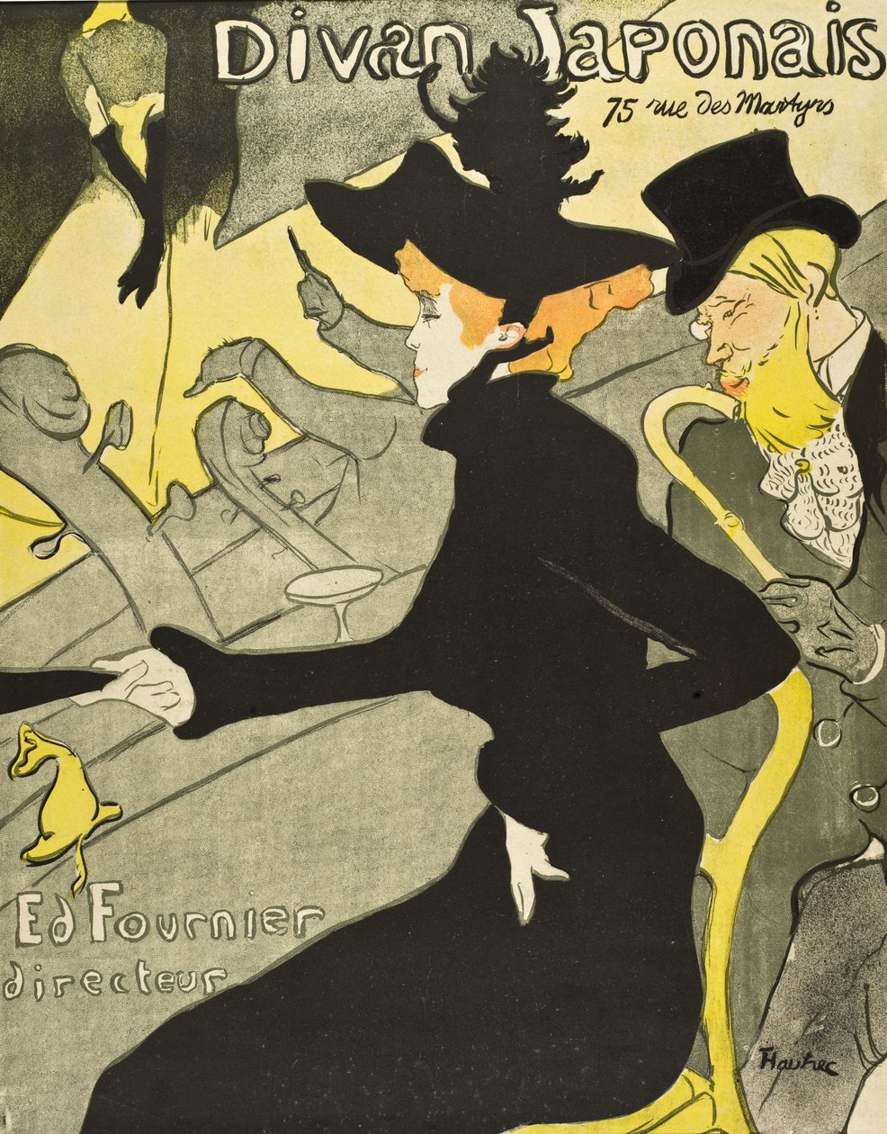 Divan Japonais alkotó: Henri de Toulouse-Lautrec