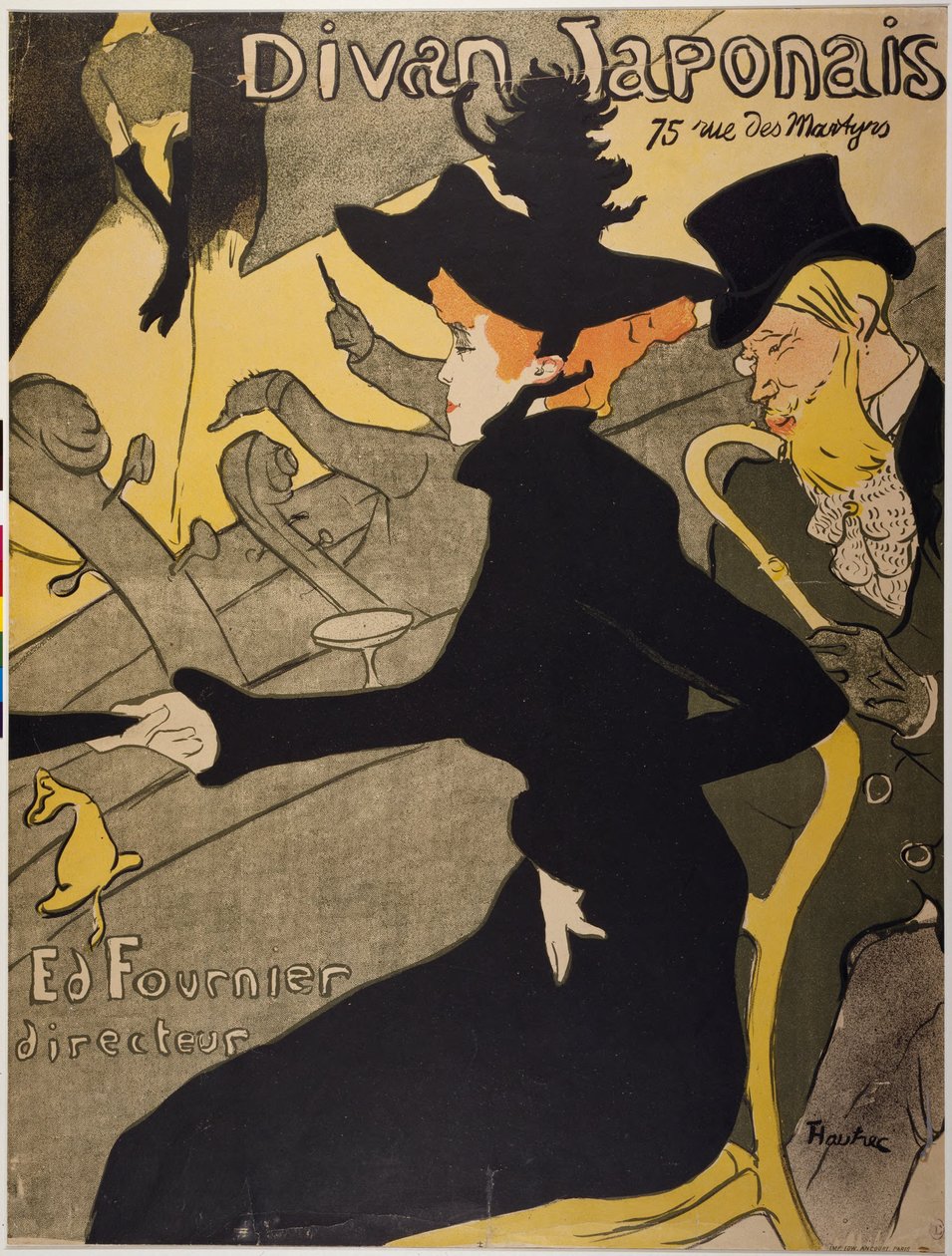 Divan Japonais alkotó: Henri de Toulouse-Lautrec