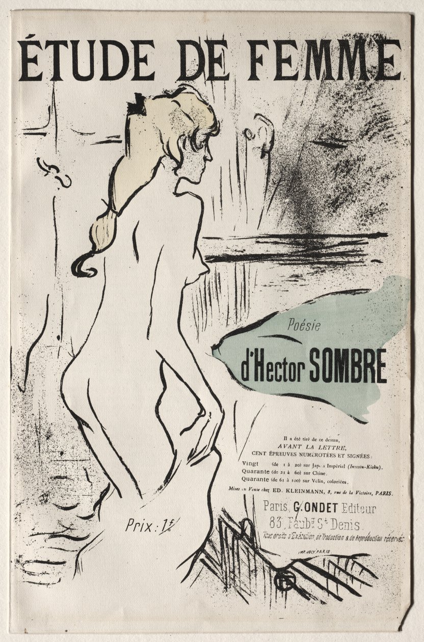 Nőtanulmány alkotó: Henri de Toulouse-Lautrec