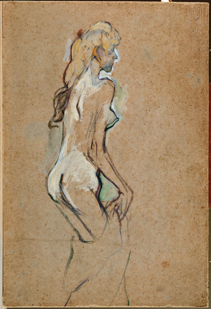 Fillette nue - Meztelen lány alkotó: Henri de Toulouse-Lautrec