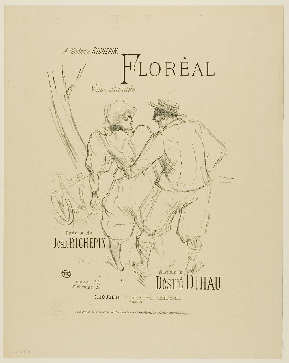 Floréal, Désiré Dihau dallamaiból alkotó: Henri de Toulouse-Lautrec