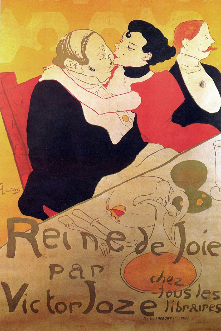 Henri de Toulouse-Lautrec 1864 - 1901, francia festő, az öröm királynője 1892 alkotó: Henri de Toulouse Lautrec