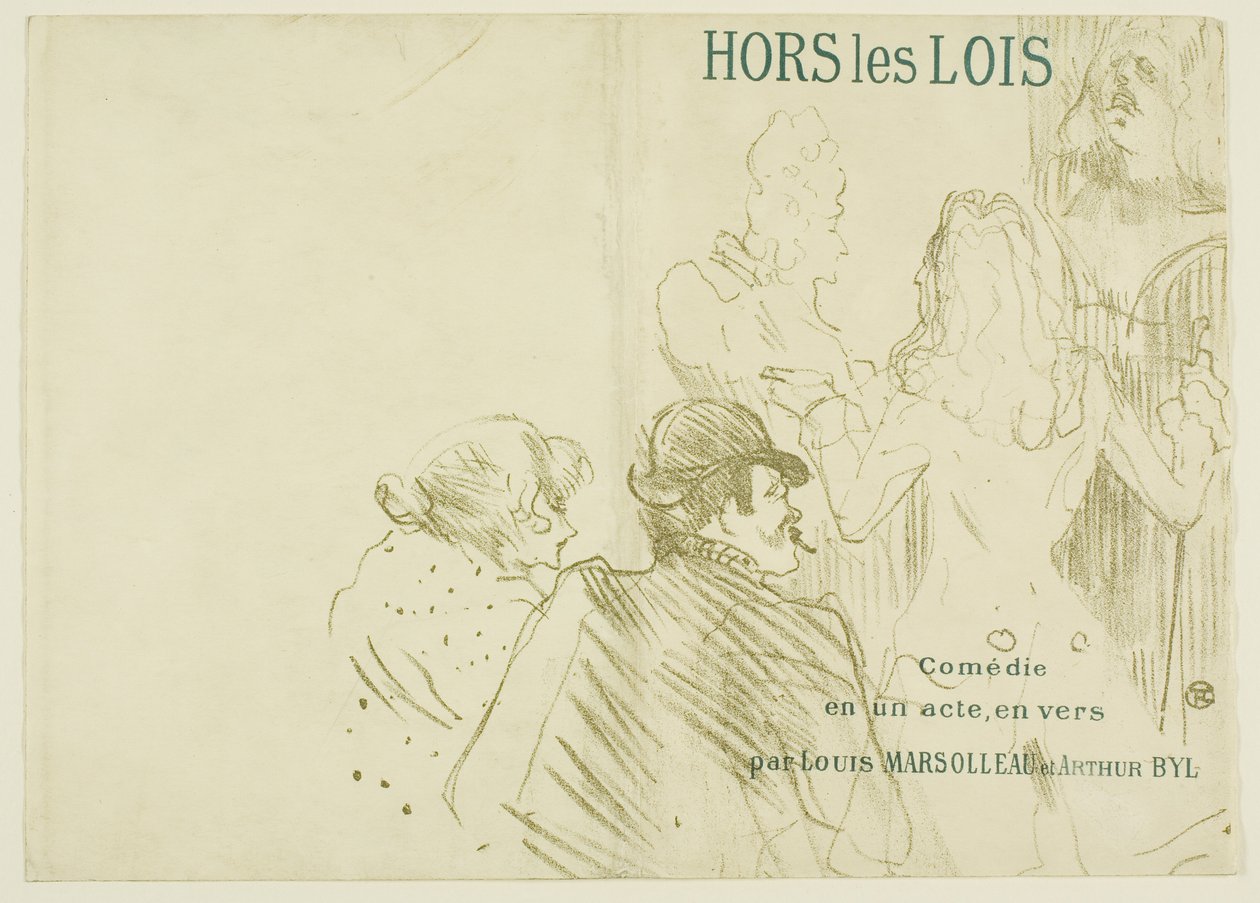Tisztelet Moliere előtt alkotó: Henri de Toulouse-Lautrec