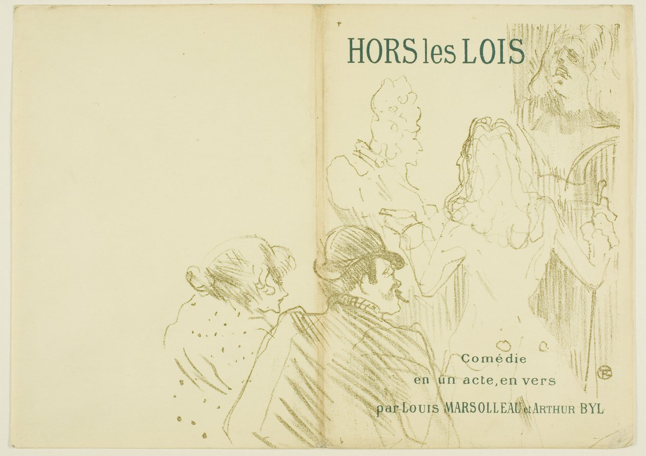 Tisztelgés Molière előtt alkotó: Henri de Toulouse-Lautrec