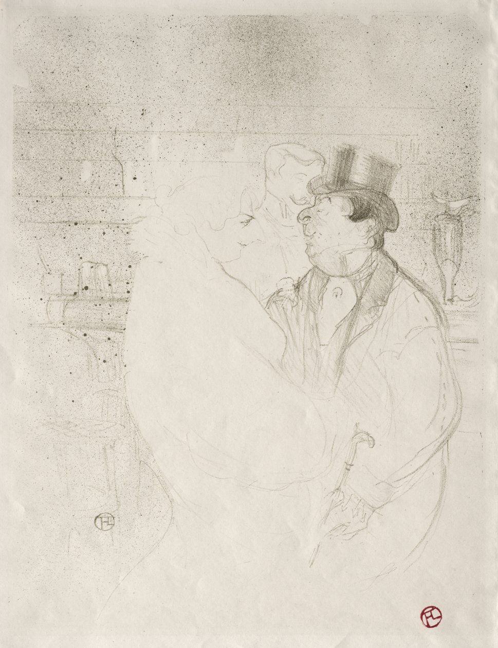 Ida Heath a bárban alkotó: Henri de Toulouse-Lautrec