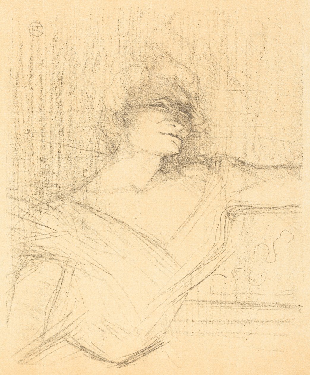 In "La glu" (In "La glu") alkotó: Henri de Toulouse-Lautrec