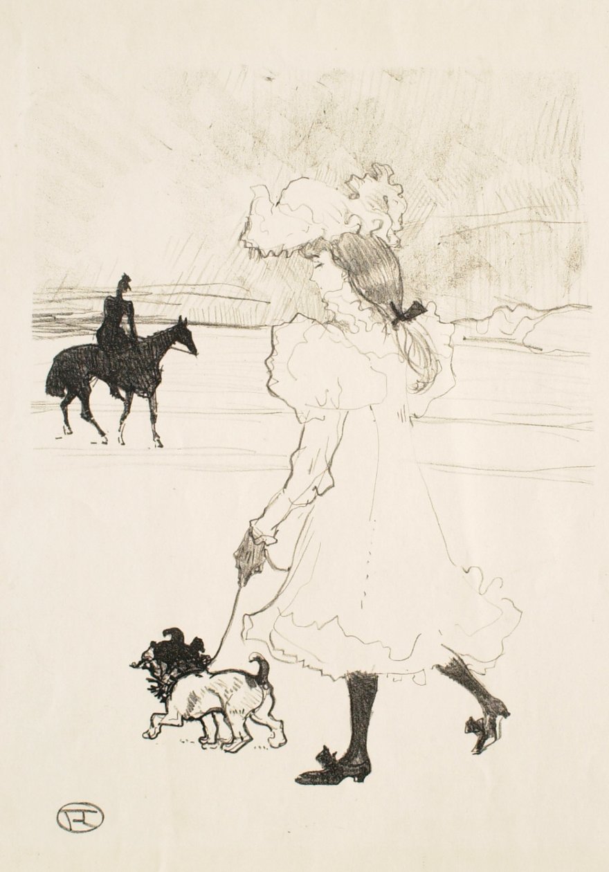 A Boulogne-i erdőben (Az erdőben) alkotó: Henri de Toulouse-Lautrec