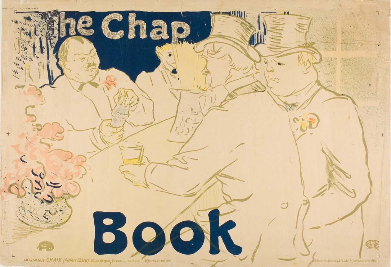 Ír és amerikai bár, Rue Royale – The Chap Book alkotó: Henri de Toulouse-Lautrec