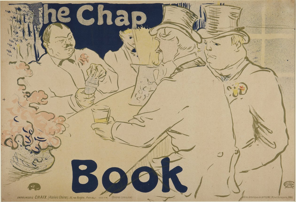 Ír és amerikai bár, Rue Royale - „The Chapbook” alkotó: Henri de Toulouse-Lautrec