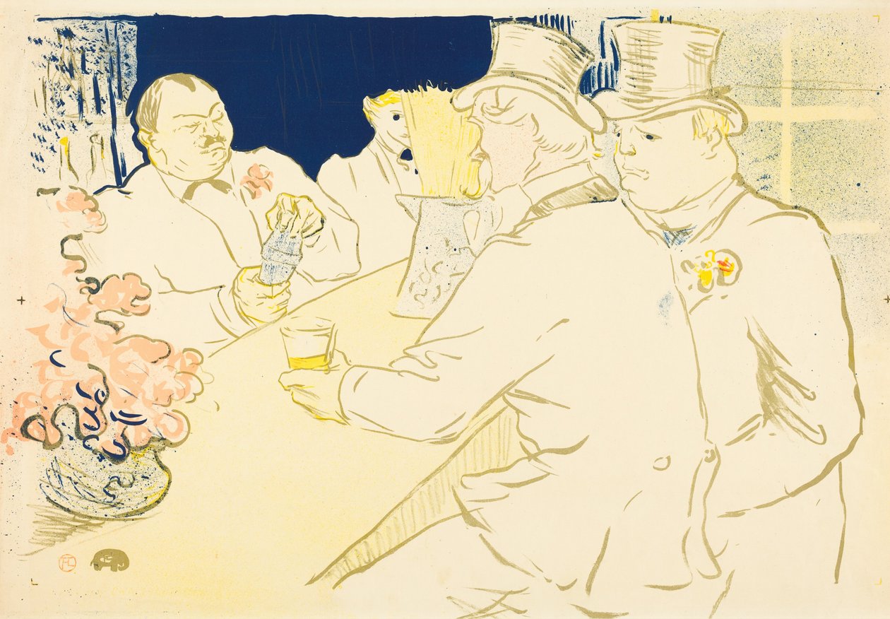 Ír és amerikai bár, rue Royale alkotó: Henri de Toulouse-Lautrec