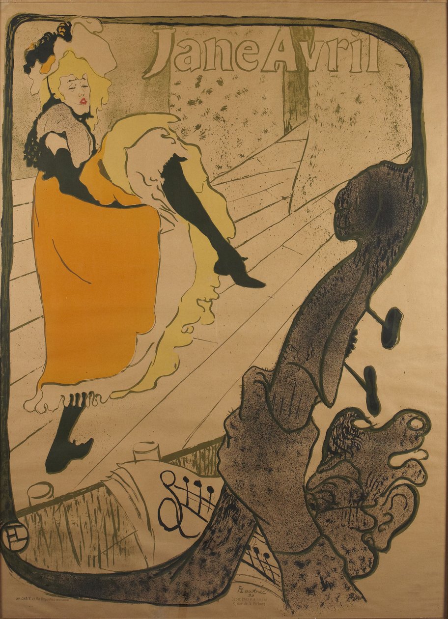 Jane Avril alkotó: Henri de Toulouse-Lautrec
