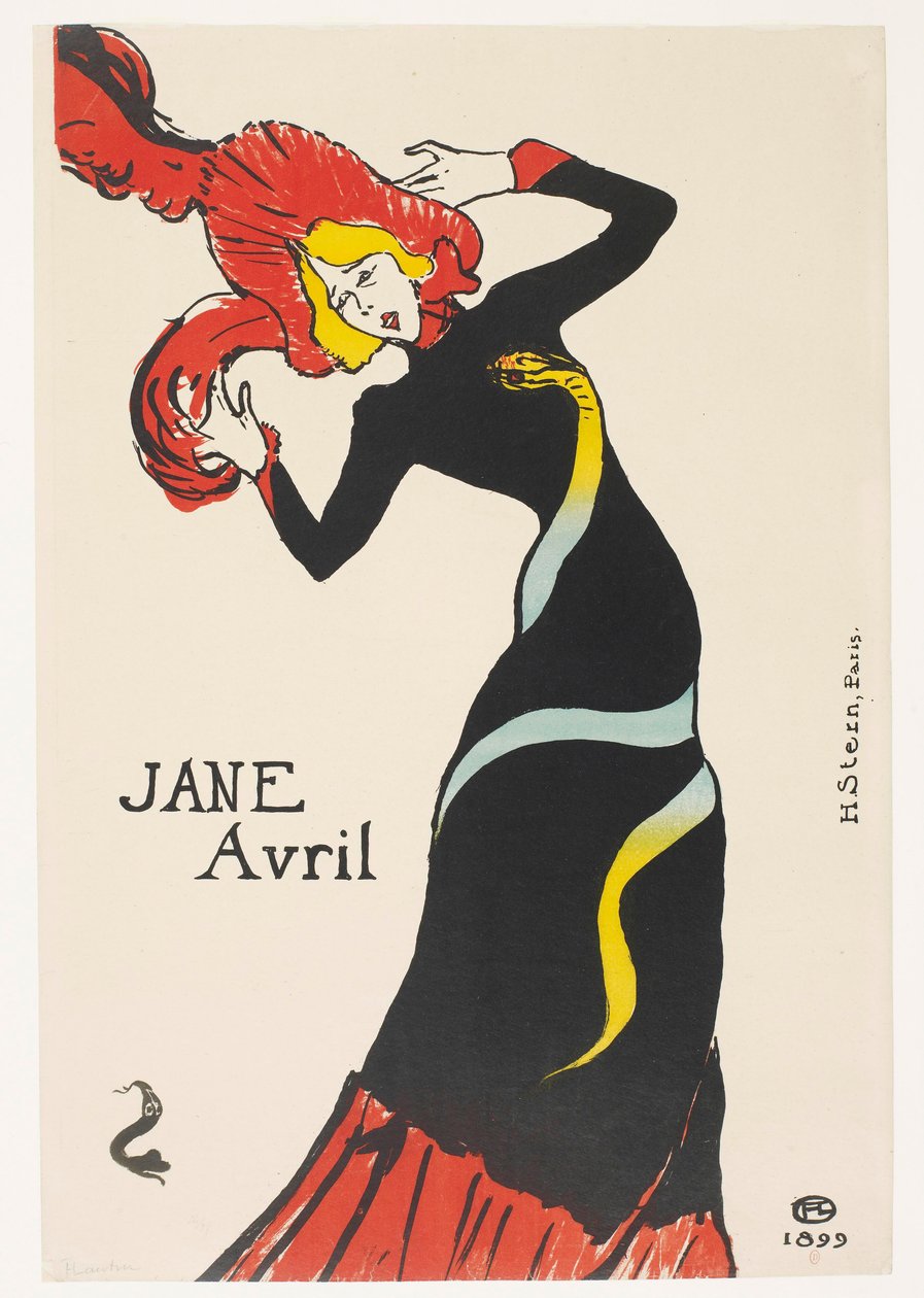 Jane Avril alkotó: Henri de Toulouse-Lautrec