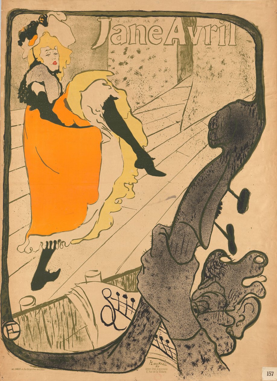 Jane Avril alkotó: Henri de Toulouse-Lautrec