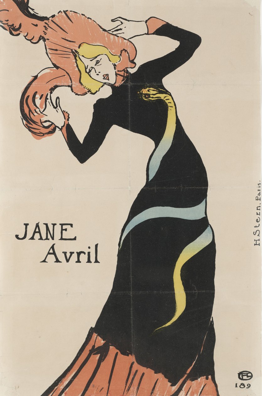 Jane Avril alkotó: Henri de Toulouse-Lautrec