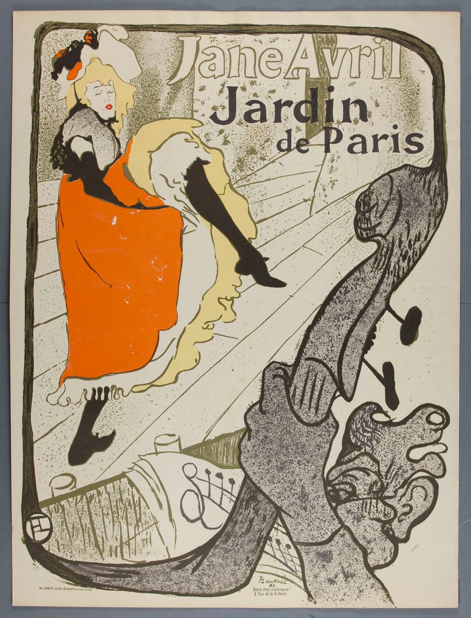 Jane Avril, Párizsi kert alkotó: Henri de Toulouse-Lautrec