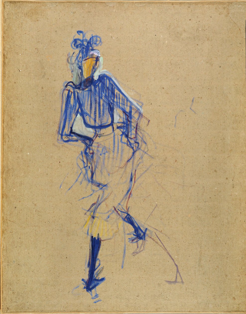 Jane Avril táncol alkotó: Henri de Toulouse-Lautrec