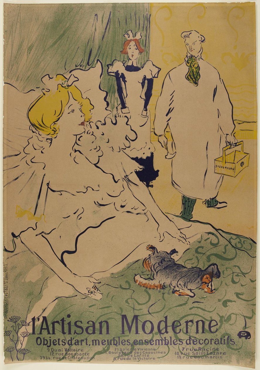 A modern kézműves alkotó: Henri de Toulouse-Lautrec