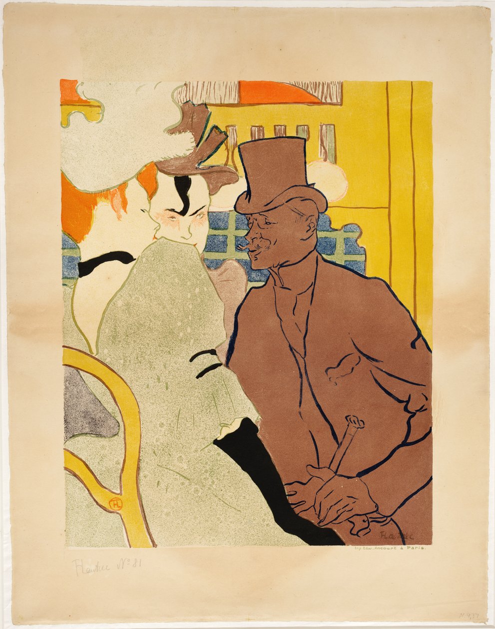 angolul a Moulin Rouge-ban alkotó: Henri de Toulouse-Lautrec