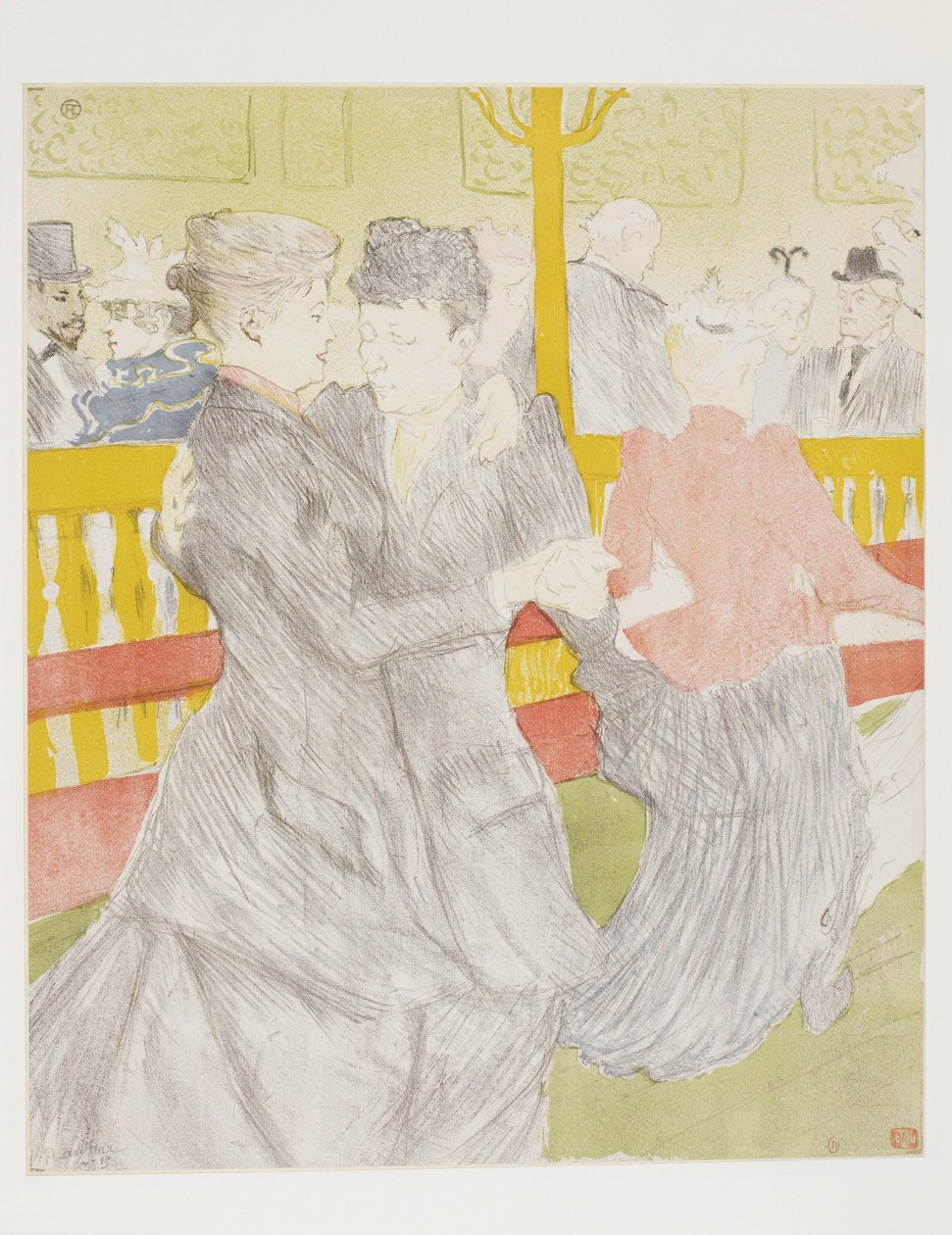 Tánc a Moulin Rouge-ban alkotó: Henri de Toulouse-Lautrec