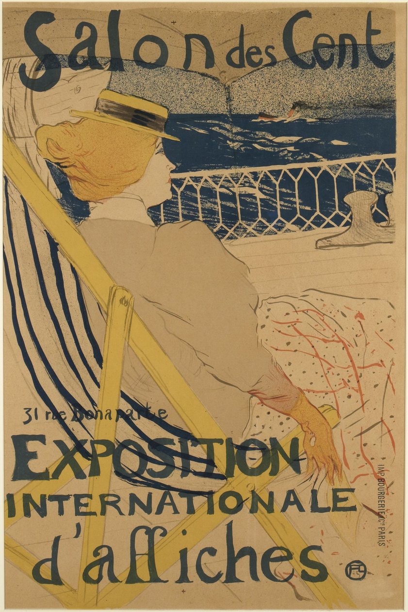 La Passagère du 54 – Promenade en Yacht (Az 54-es számú utas – Hajókirándulás) alkotó: Henri de Toulouse-Lautrec