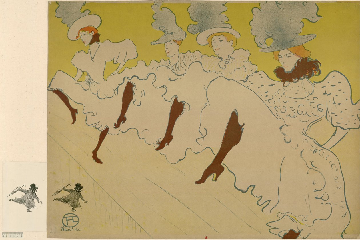Mademoiselle Eglantine társulata alkotó: Henri de Toulouse-Lautrec