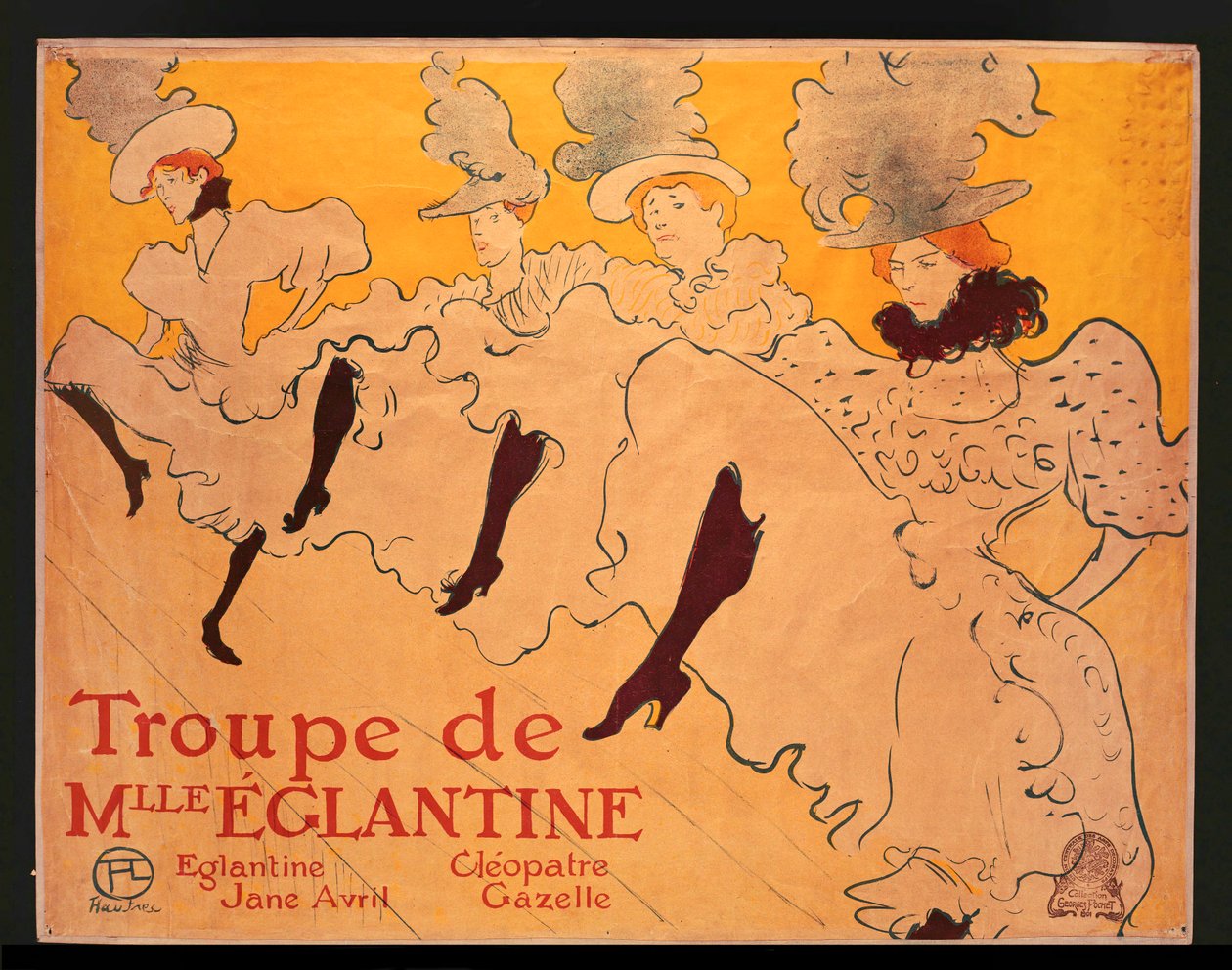 Miss Eglantine társulata alkotó: Henri de Toulouse-Lautrec