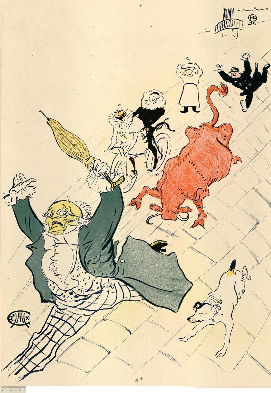Die wütende Kuh alkotó: Henri de Toulouse-Lautrec