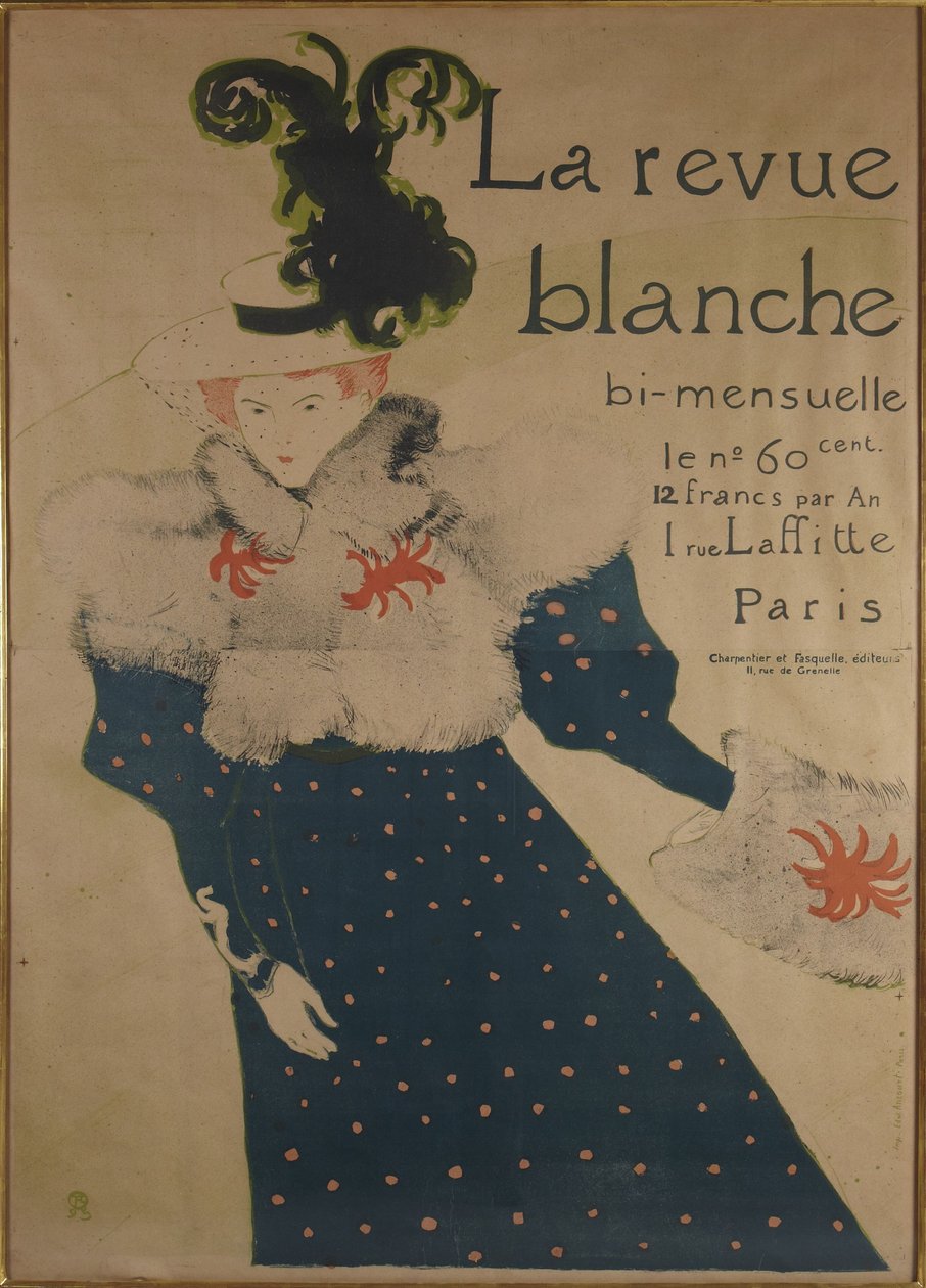 La revue blanche alkotó: Henri de Toulouse-Lautrec