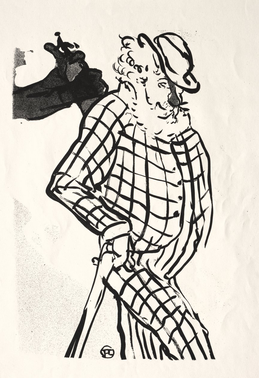 The Café-koncert: Amerikai énekes alkotó: Henri de Toulouse-Lautrec